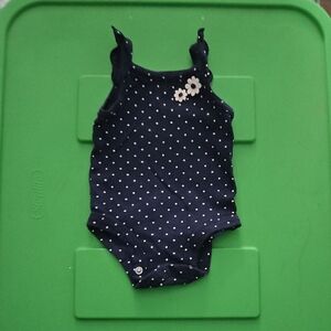Carter's Navy Blue Polka Dot Bodysuit